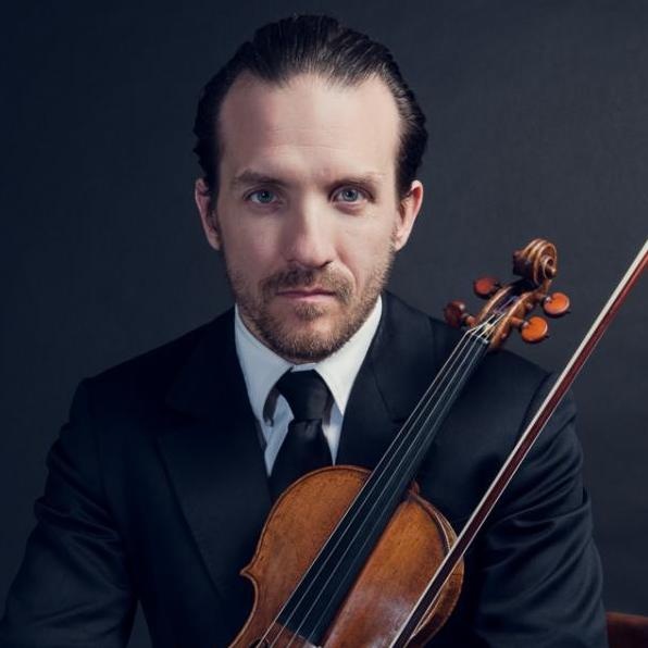 Violinist Hugues Borsarello