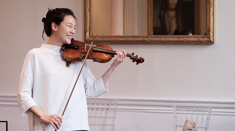 Clara-Jumi Kang performing at Beare's Chamber Music Festival