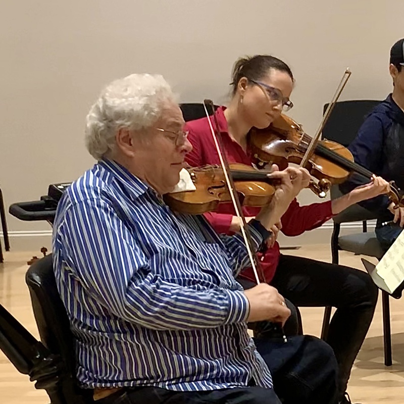 Magdalena Filipczak and Itzhak Perlman
