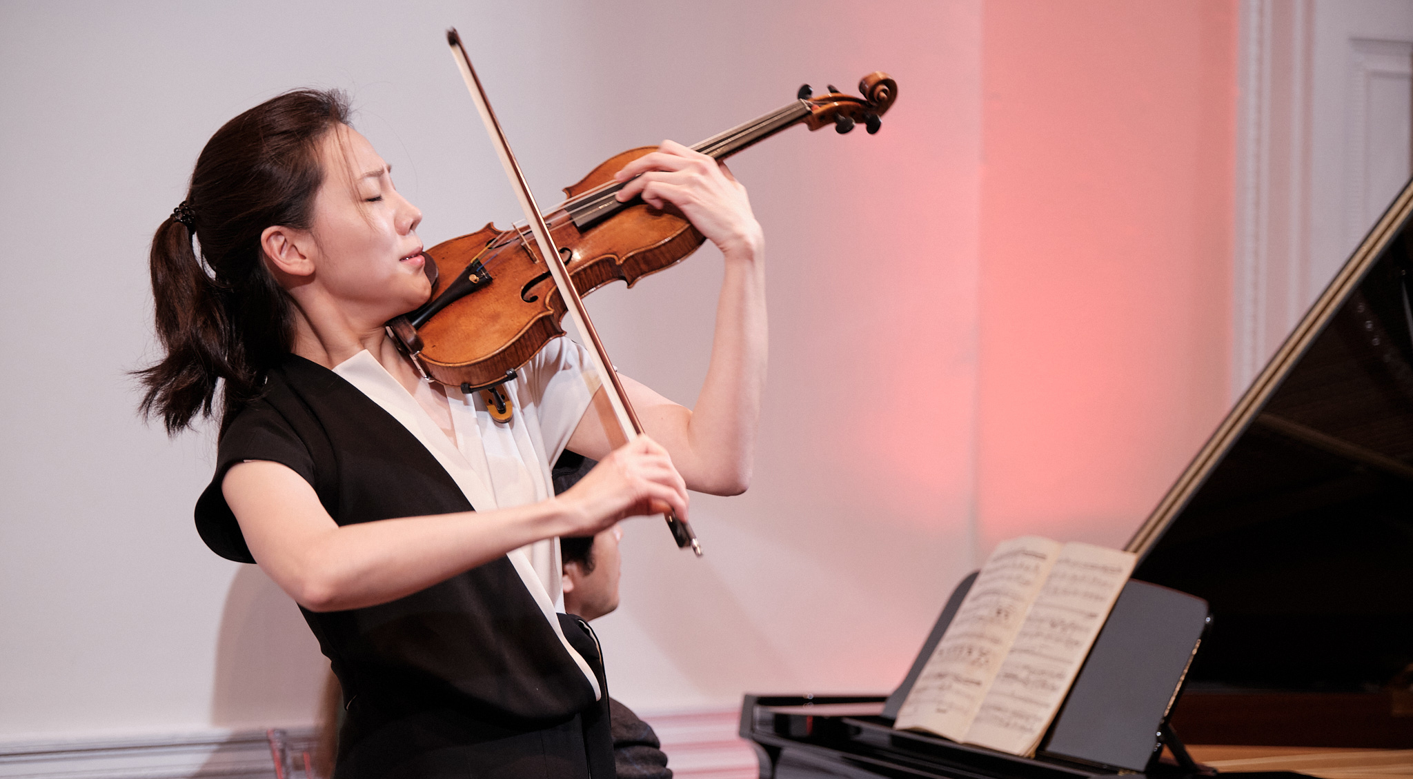 Clara-Jumi Kang performing at Beare's Chamber Music Festival
