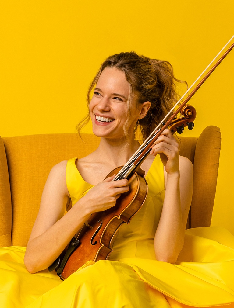 Violinist Aubree Oliverson