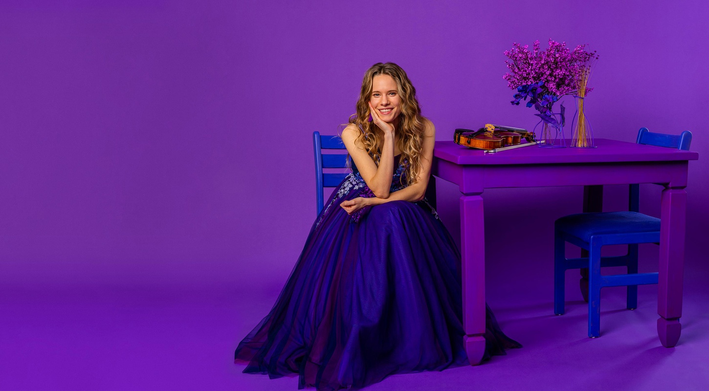 Violinist Aubree Oliverson