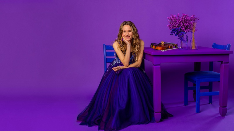 Violinist Aubree Oliverson